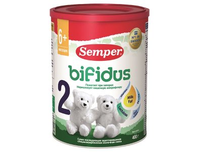 Смесь Semper Bifidus Nutradefense-2 молочная 400 г банка 1-00108182_1