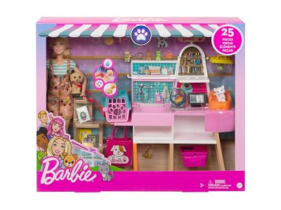 Набор игровой Mattel Barbie Зоомагазин с куклой Барби, питомцем и аксессуарами 1-00349478_4