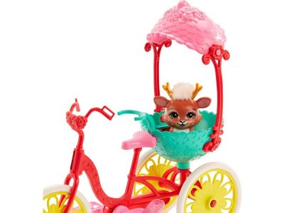 Кукла Mattel Enchantimals с питомцем и транспортным средством Велосипедисты 1-00349483_5