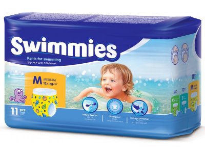 Трусики для плавания Swimmies Medium, 12+ кг, 11 шт. 1-00006033_1
