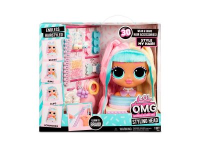 Игрушка L.O.L. OMG Голова для создания причесок2 Candy licious 1-00350329_2