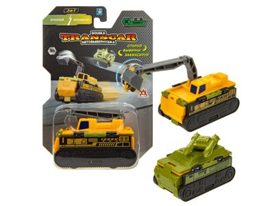 Игрушка 1Тoy Transcar Double Бронебой – Экскаватор, 8 см 1-00351469_1