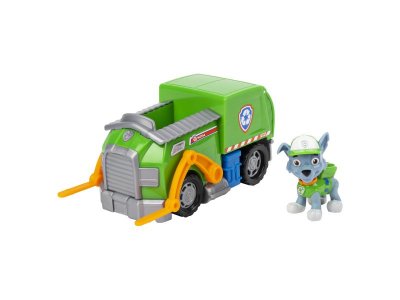 Машинка Paw Patrol Щенячий патруль классическая с щенком Рокки 1-00351617_1