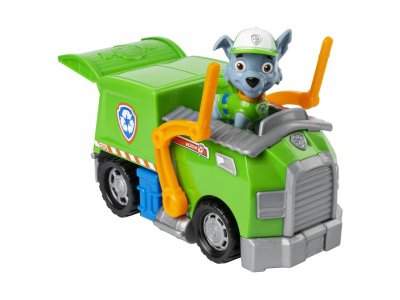 Машинка Paw Patrol Щенячий патруль классическая с щенком Рокки 1-00351617_3