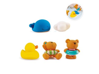 Игрушки для купания Hape Тедди и его друзья 1-00352764_1