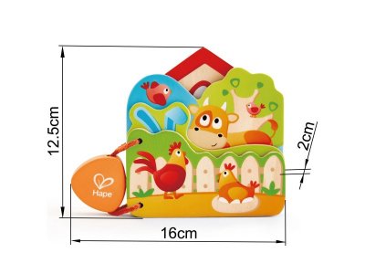 Игрушка Hape Детская книга Ферма 1-00352772_5