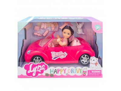 Набор игровой Lyna Кукла Лия в автомобиле 1-00353091_1