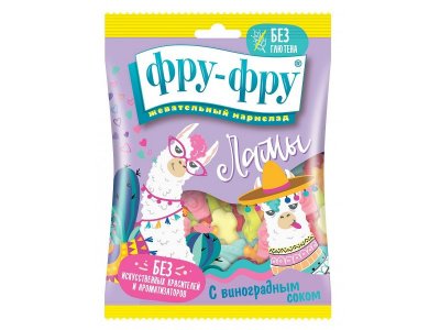 Мармелад жевательный Фру-Фру Ламы 100 г 1-00353137_1