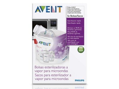 Пакеты Philips Avent для стерилизации в микроволновой печи, 5 шт. 1-00068837_2