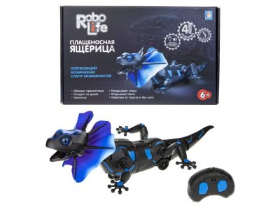 Игрушка 1TOY Robo Life Робо-ящерица на ИК управлении 1-00353601_1