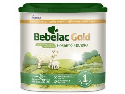 Смесь молочная Bebelac Gold 1 на основе козьего молока с 0 мес. 400 г 1-00353903_1