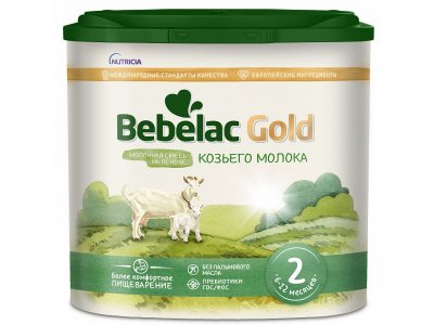 Смесь молочная Bebelac Gold 2 на основе козьего молока с 6 мес. 400 г 1-00353904_1