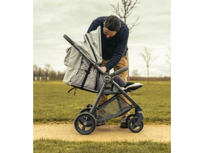 Прогулочная коляска книжка Oyster Zero Gravity с накидкой на ножки и дождевиком 1-00353947_15