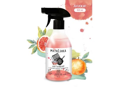Средство чистящее Matrёshka Антижир с маслом кожуры грейпфрута 0,45 л 1-00354175_1