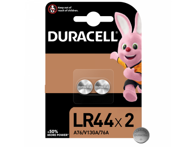 Батарейки алкалиновая Duracell 1,5V LR44 2 шт. 100248074