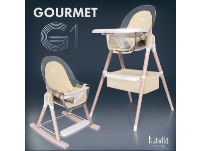 Стульчик для кормления Nuovita Gourmet G1 Lux 1-00353912_26