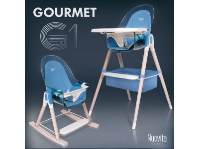 Стульчик для кормления Nuovita Gourmet G1 Lux 1-00353913_28