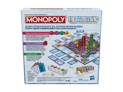 Игра настольная Hasbro Монополия Мегаполис 1-00355425_12