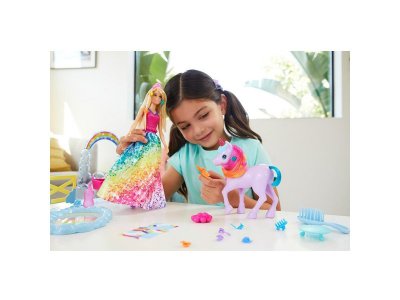 Набор игровой Barbie Дримтопия Кукла и единорог 1-00355436_4