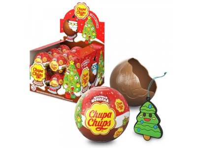 Шоколадный шар Chupa Chups Новогодняя коллекция 20 г 1-00355610_1