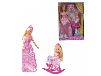 Куклы Simba Штеффи и Еви Принцессы со зверушками 29 см 1-00355715_1