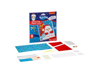 Набор для творчества Bondibon Новогодняя открытка своими руками (С Новым Годом!) 1-00355781_3