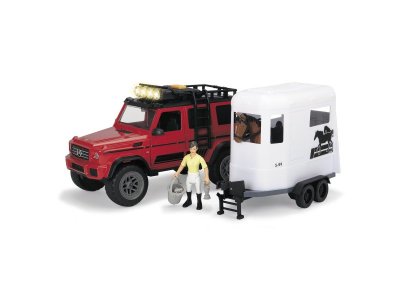Набор игровой Dickie Toys для перевозки лошадей MB AMG 500 4x4² PlayLife,свет/звук, 23 см 1-00356355_2