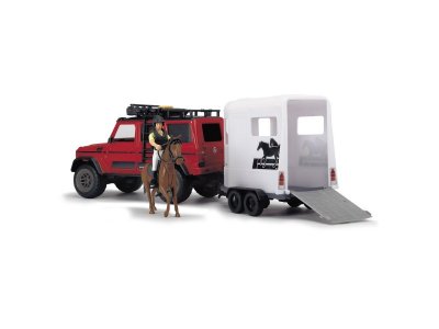 Набор игровой Dickie Toys для перевозки лошадей MB AMG 500 4x4² PlayLife,свет/звук, 23 см 1-00356355_5