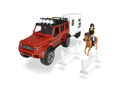 Набор игровой Dickie Toys для перевозки лошадей MB AMG 500 4x4² PlayLife,свет/звук, 23 см 1-00356355_6