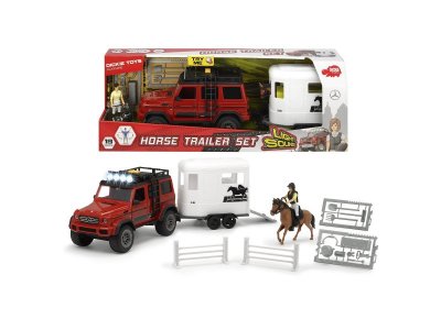 Набор игровой Dickie Toys для перевозки лошадей MB AMG 500 4x4² PlayLife,свет/звук, 23 см 1-00356355_7
