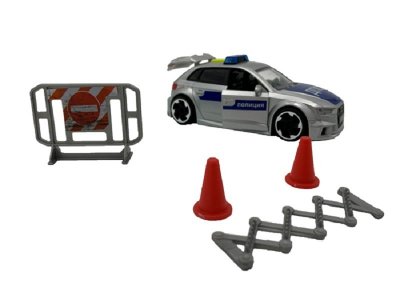 Машина Dickie Toys Полицейская машинка Audi RS3 фрикционная, свет/звук акс., 15 см 1-00356361_1