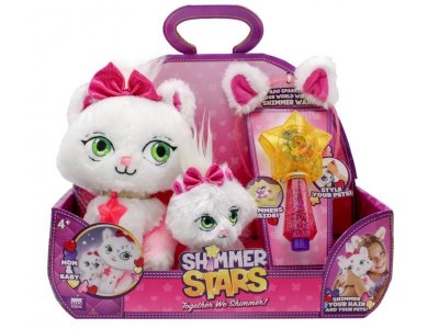Мягкая игрушка Shimmer Stars плюшевая Семья Кошек, 20 см, 10 см 1-00356386_3