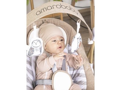 Электронные качели AmaroBaby Wooden Swing 1-00357071_11