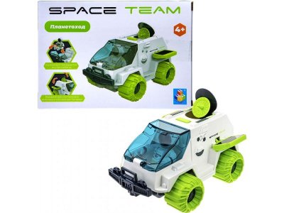 Набор игровой 1Toy Space Team Планетоход фрикционный с открывающимися элементами и космонавтом 1-00357094_1
