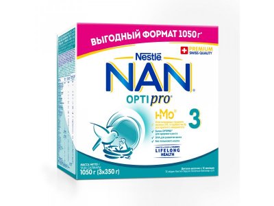 Молочко Nestle NAN 3 детское Optipro 1050 г 1-00357137_5