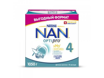 Молочко Nestle NAN 4 детское Optipro 1050 г 1-00357138_1