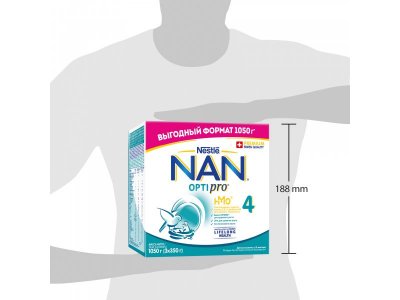 Молочко Nestle NAN 4 детское Optipro 1050 г 1-00357138_9