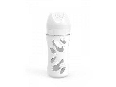 Бутылочка Twistshake Pastel стеклянная для кормления антиколиковая 260 мл 1-00357264_1