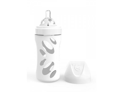 Бутылочка Twistshake Pastel стеклянная для кормления антиколиковая 260 мл 1-00357264_2