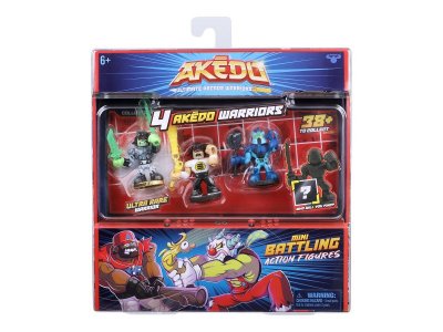 Набор игровой Akedo коллекционный 4 фигурки 1 1-00357191_2