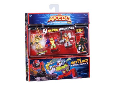 Набор игровой Akedo коллекционный 4 фигурки 2 1-00357192_2