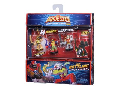 Набор игровой Akedo коллекционный 4 фигурки 2 1-00357192_4