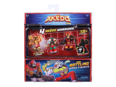 Набор игровой Akedo коллекционный 4 фигурки 3 1-00357193_3