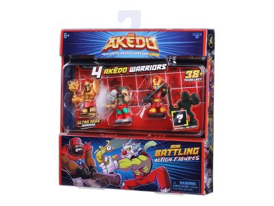 Набор игровой Akedo коллекционный 4 фигурки 3 1-00357193_4