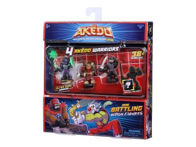 Набор игровой Akedo коллекционный 4 фигурки 6 1-00357196_4