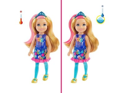 Кукла Mattel Barbie Сюрприз Челси в ярких нарядах для вечеринки в оттенках драгоценных камней 1-00357285_4