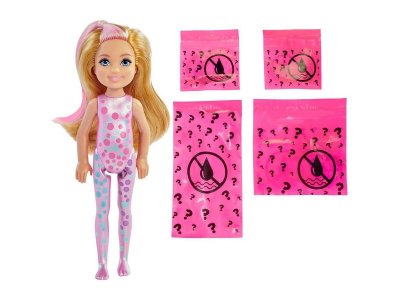 Кукла Mattel Barbie Сюрприз Челси в ярких нарядах для вечеринки в оттенках драгоценных камней 1-00357285_8