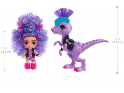 Набор игровой Mattel Cave Club Пещерные малыши Кукла с динозавром 1-00357293_5