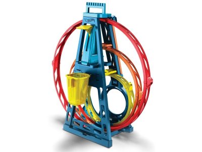Набор игровой Hot Wheels Конструктор Трасс Тройная петля 1-00357315_1