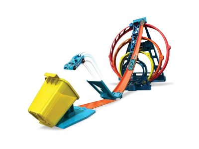 Набор игровой Hot Wheels Конструктор Трасс Тройная петля 1-00357315_4
